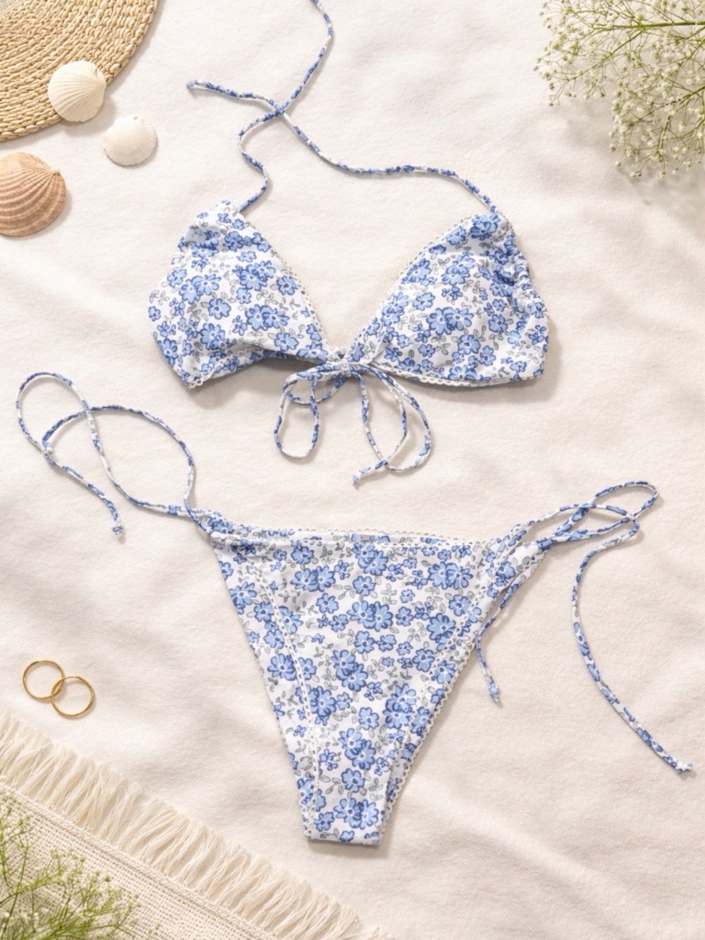 NWT-Bikinis Swimsuit Set for Women Swimwear Triangle Bathing Suit